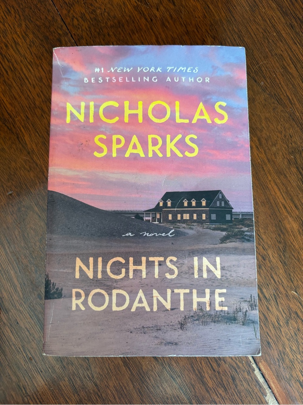 3/$20 Nights in Rodanthe by Nicholas Sparks- Pink Sunset Paperback novel book